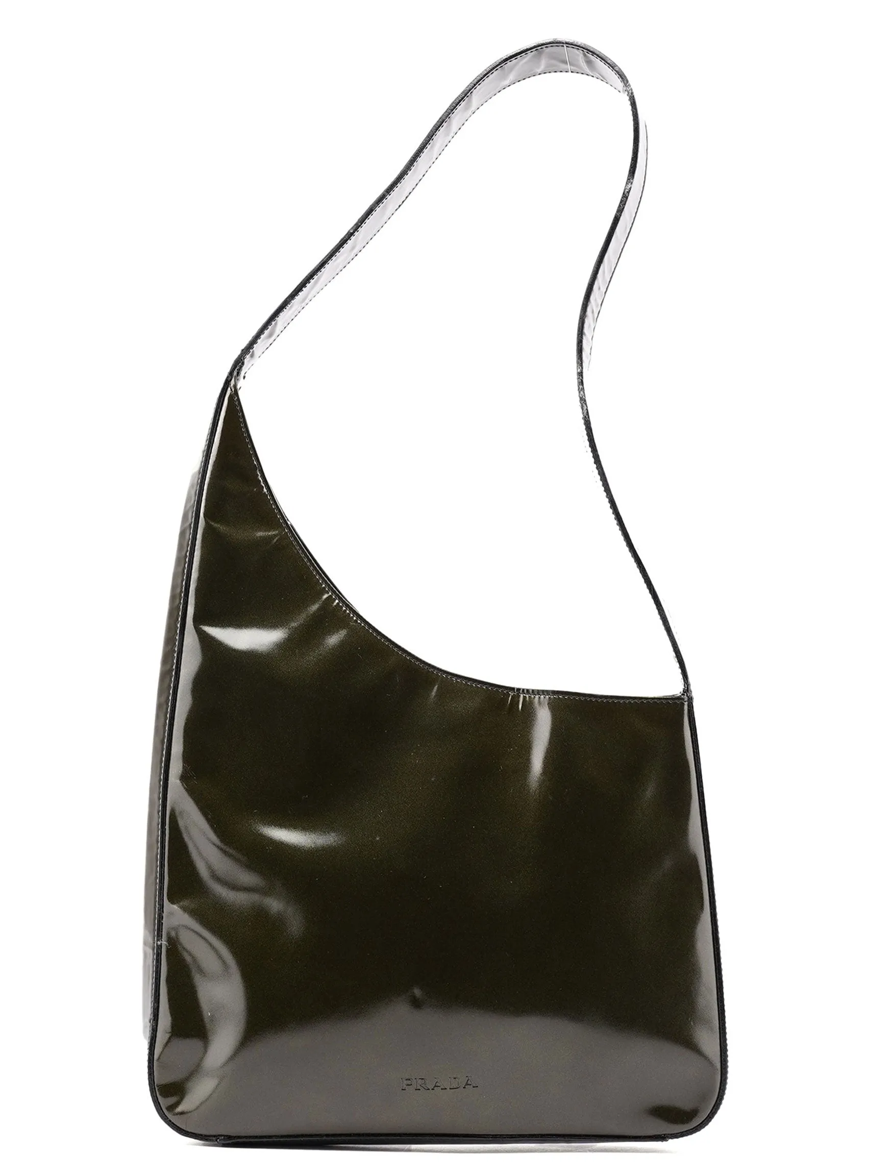1998 Dark Green Spazzolato Asim Shoulder Bag