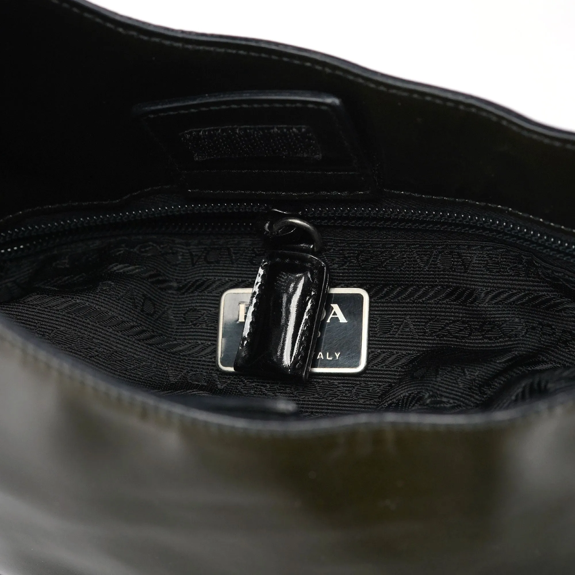 1998 Dark Green Spazzolato Asim Shoulder Bag