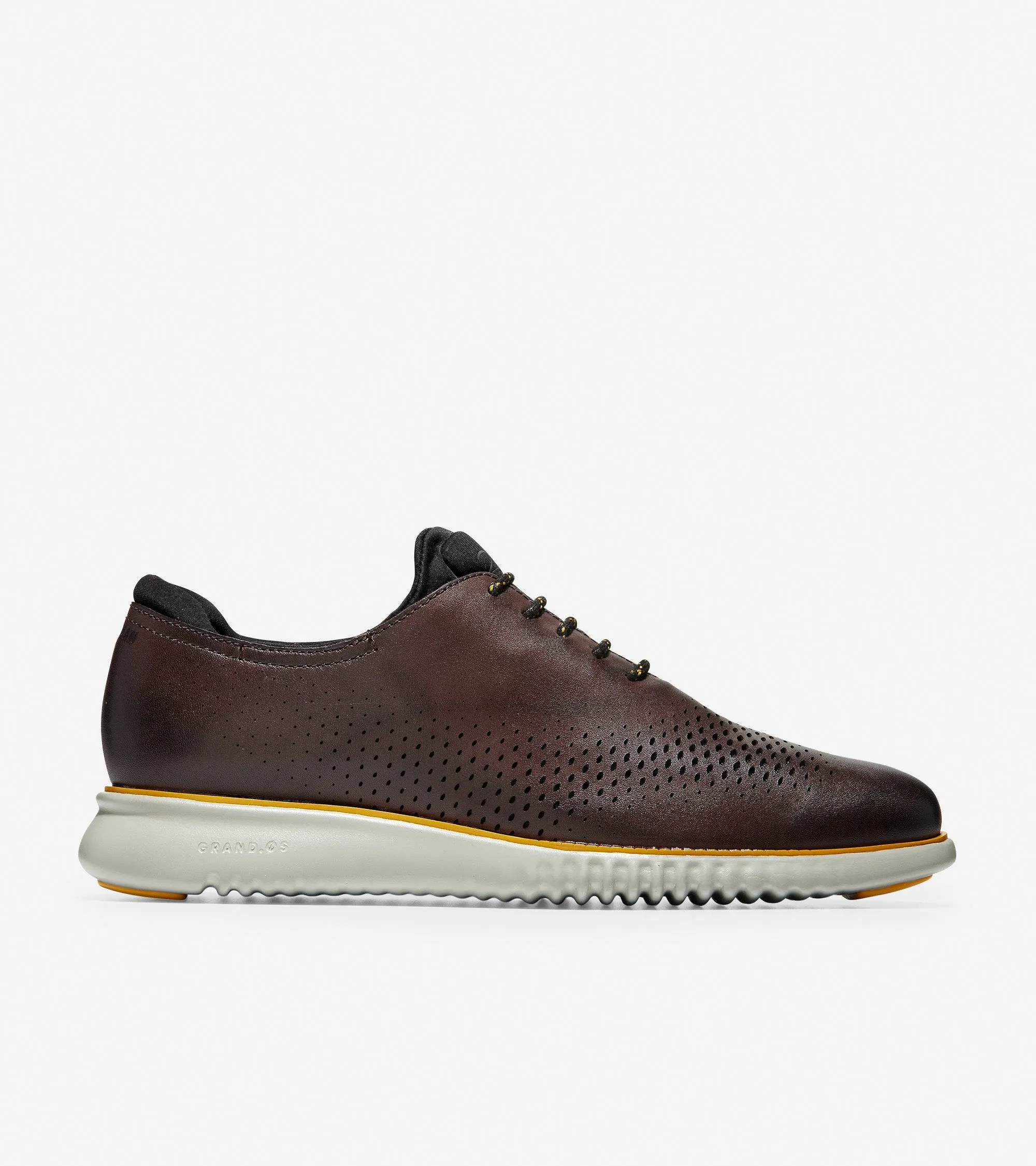2.ZERØGRAND Lined Laser Wingtip Oxford