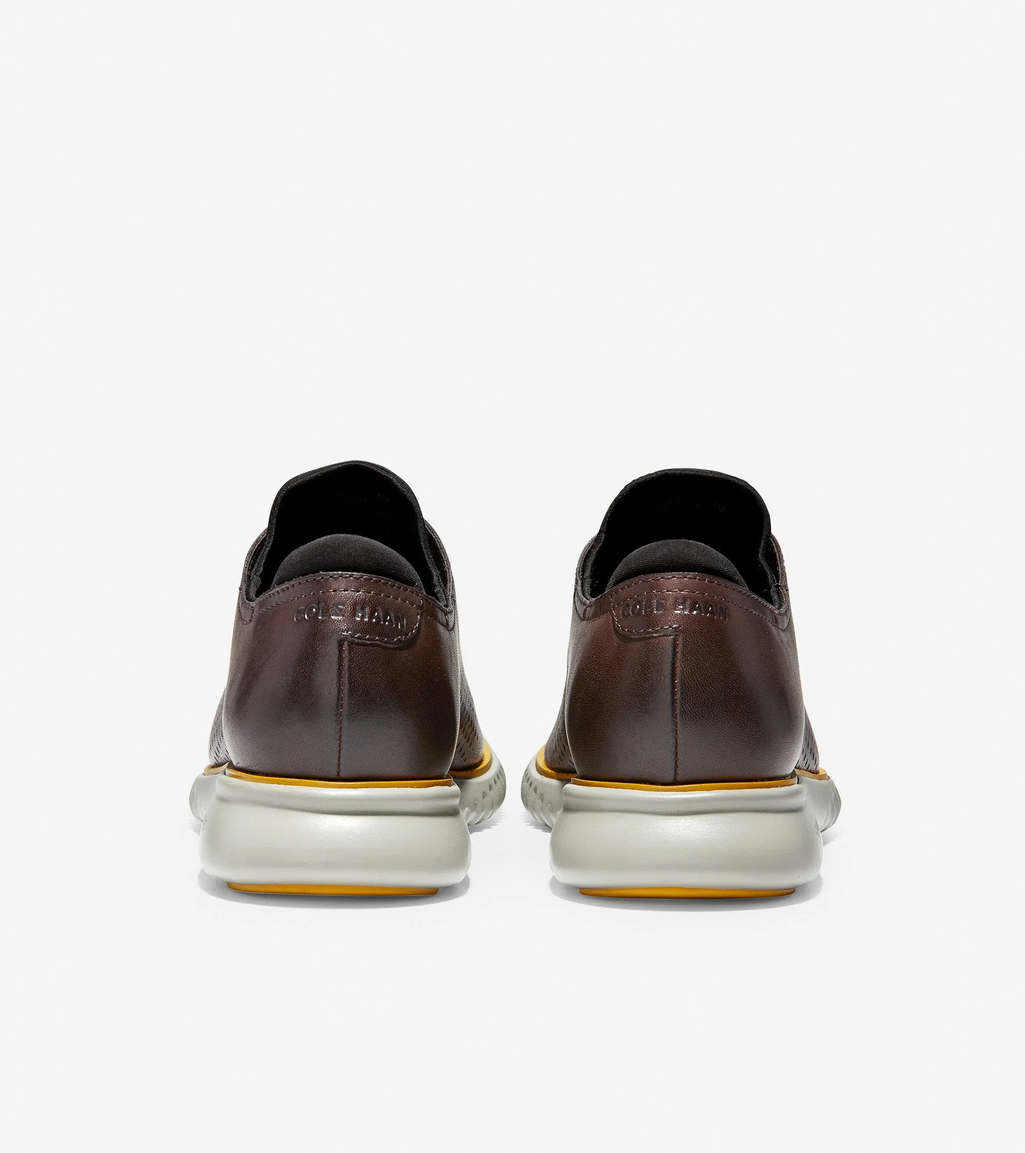 2.ZERØGRAND Lined Laser Wingtip Oxford