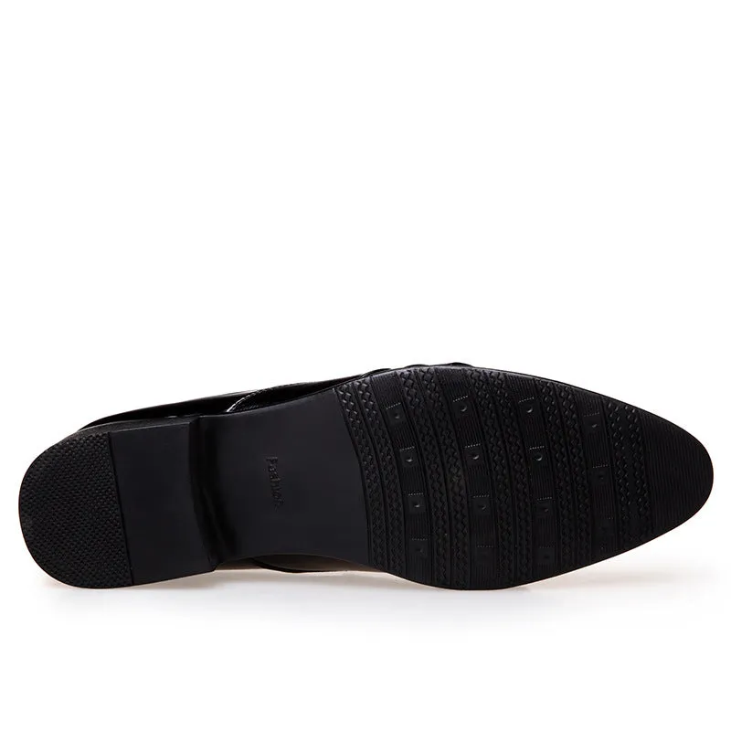 Achieve a classic and timeless look with these business dress shoes, embodying a touch of sophistication reminiscent of classic dad shoes.