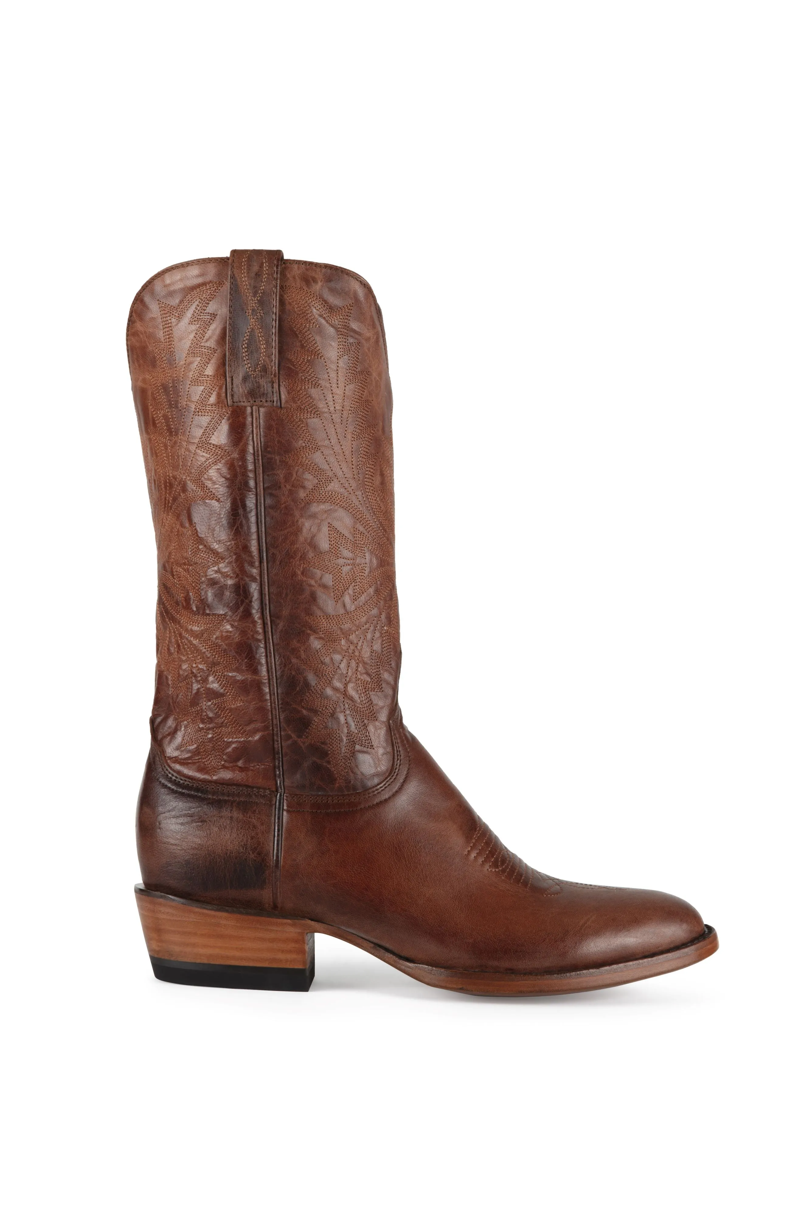 Allens Brand - Mad Dog Goat - Round Toe - Peanut