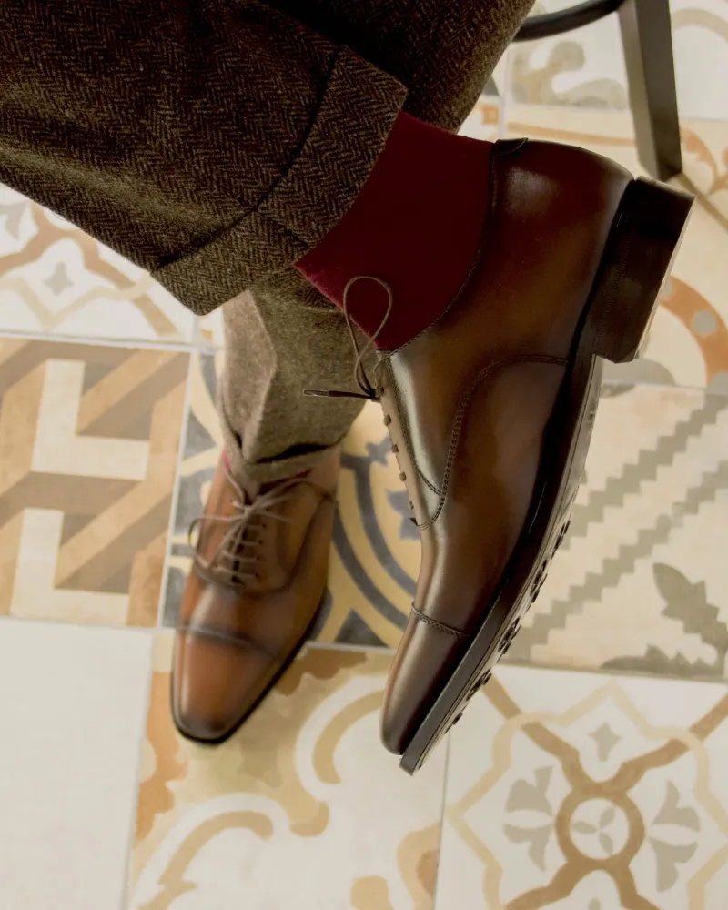Ashford Brown Cap Toe Oxford