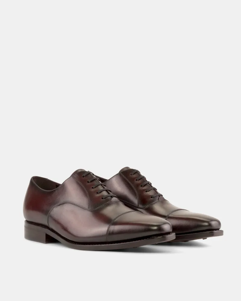 Ashford Burgundy Cap Toe Oxford