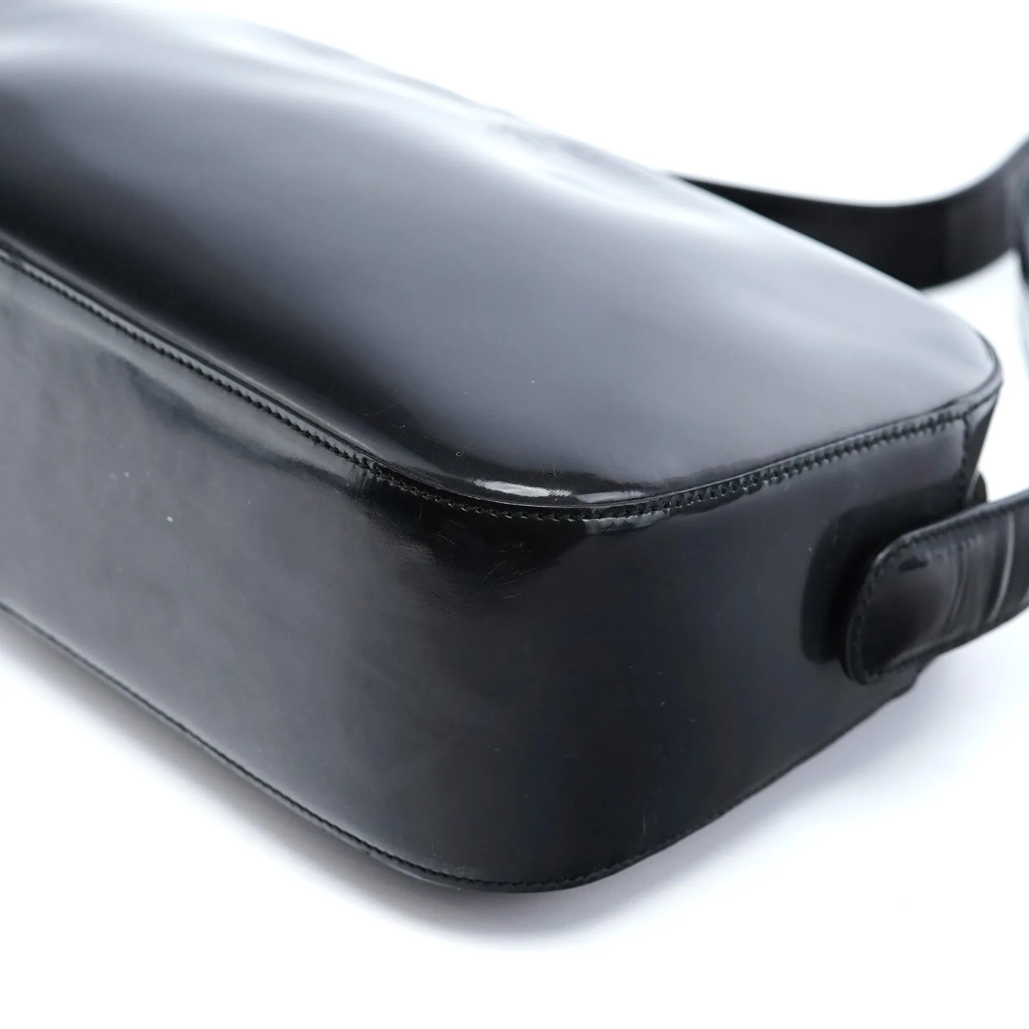 B7446 Anthracite Spazzolato Swivel Shoulder Bag