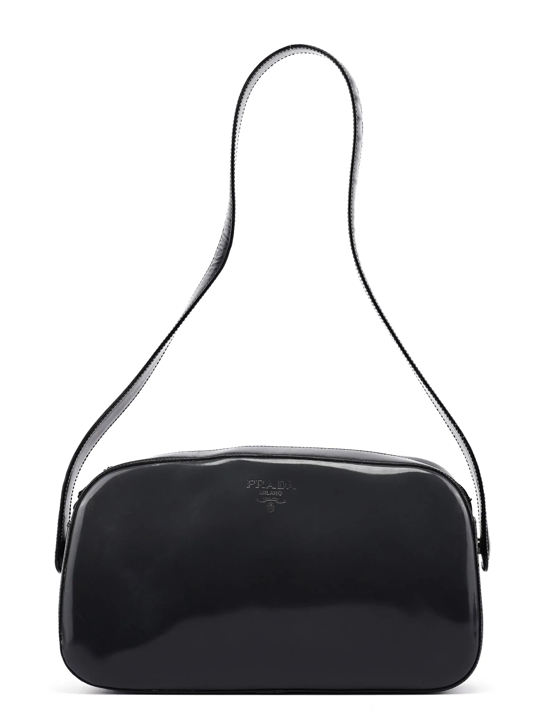 B7446 Anthracite Spazzolato Swivel Shoulder Bag