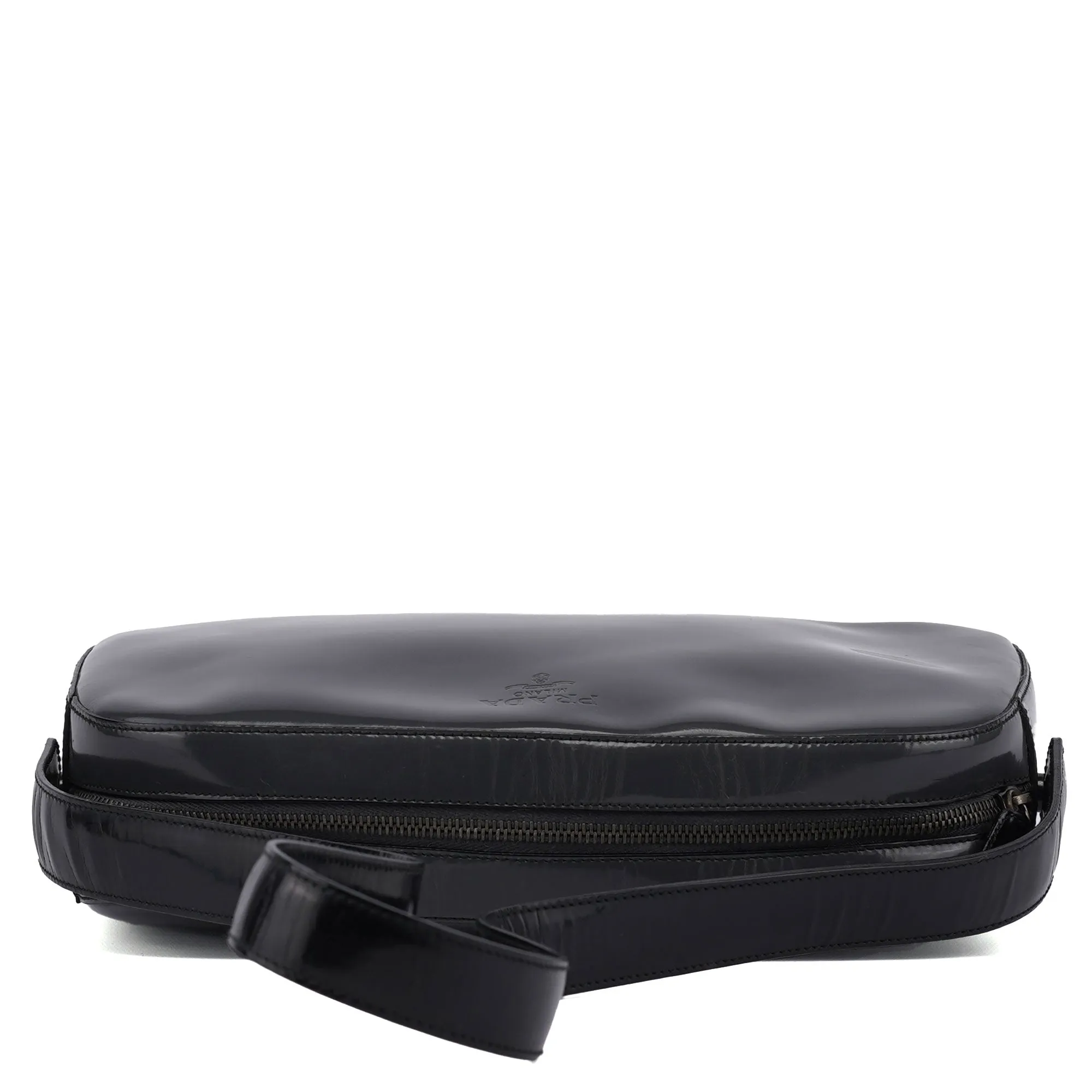B7446 Anthracite Spazzolato Swivel Shoulder Bag