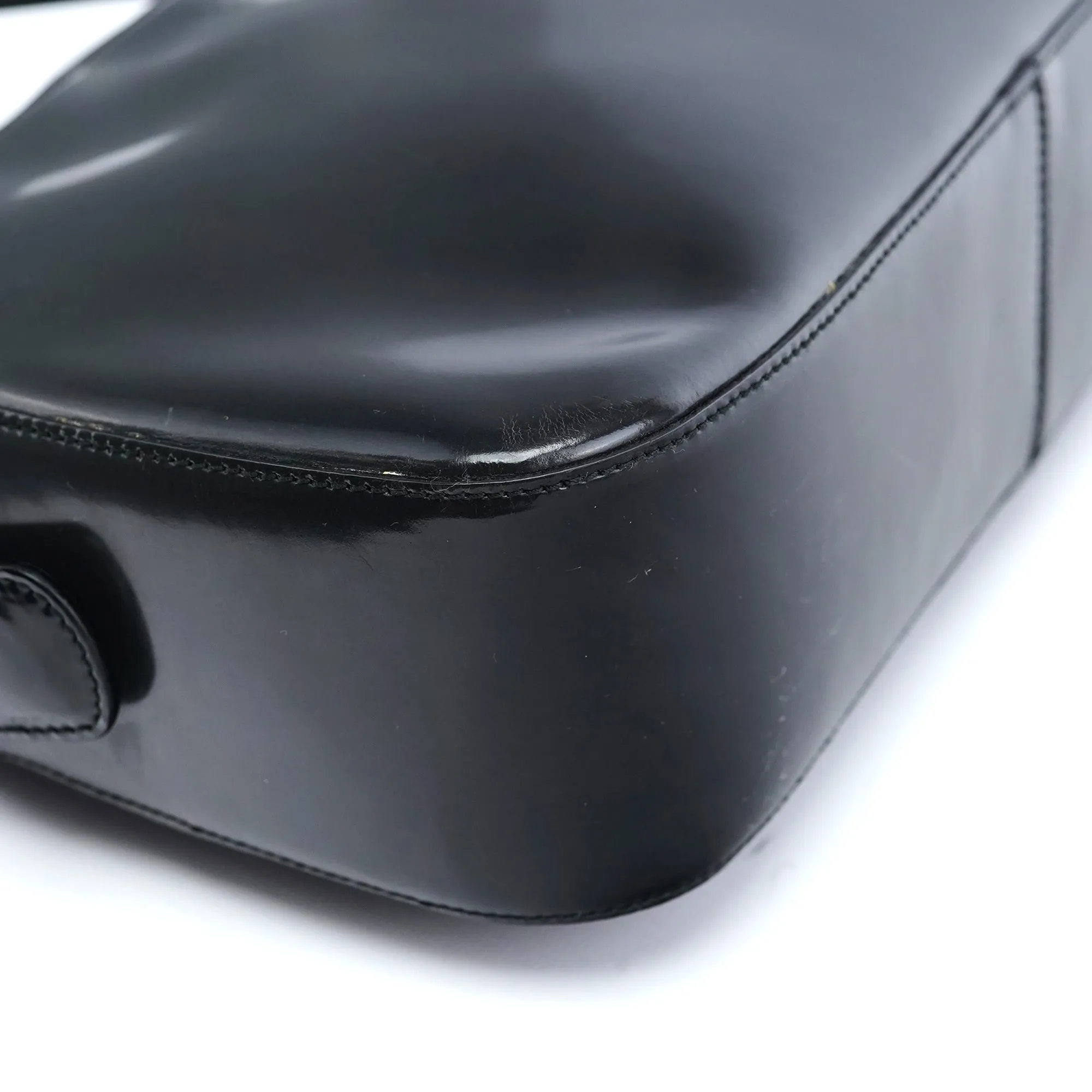 B7446 Anthracite Spazzolato Swivel Shoulder Bag