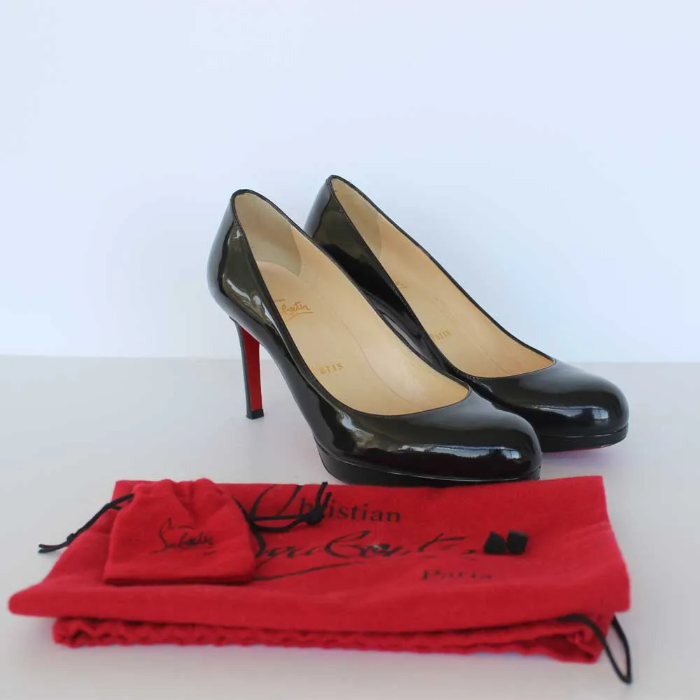 Beige & Black New Simple Pumps