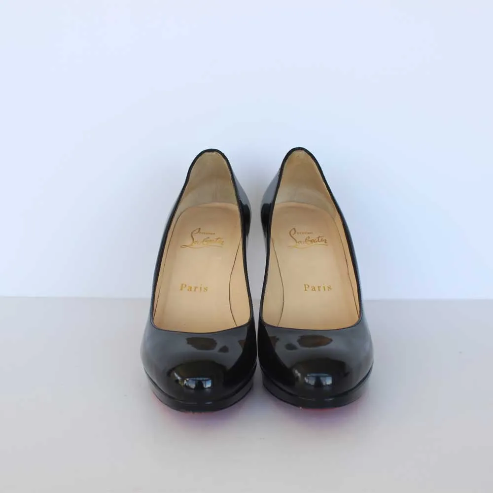Beige & Black New Simple Pumps