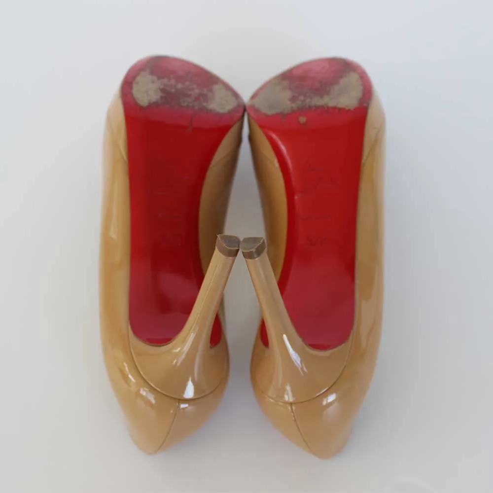 Beige & Black New Simple Pumps