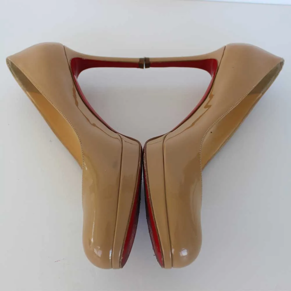 Beige & Black New Simple Pumps