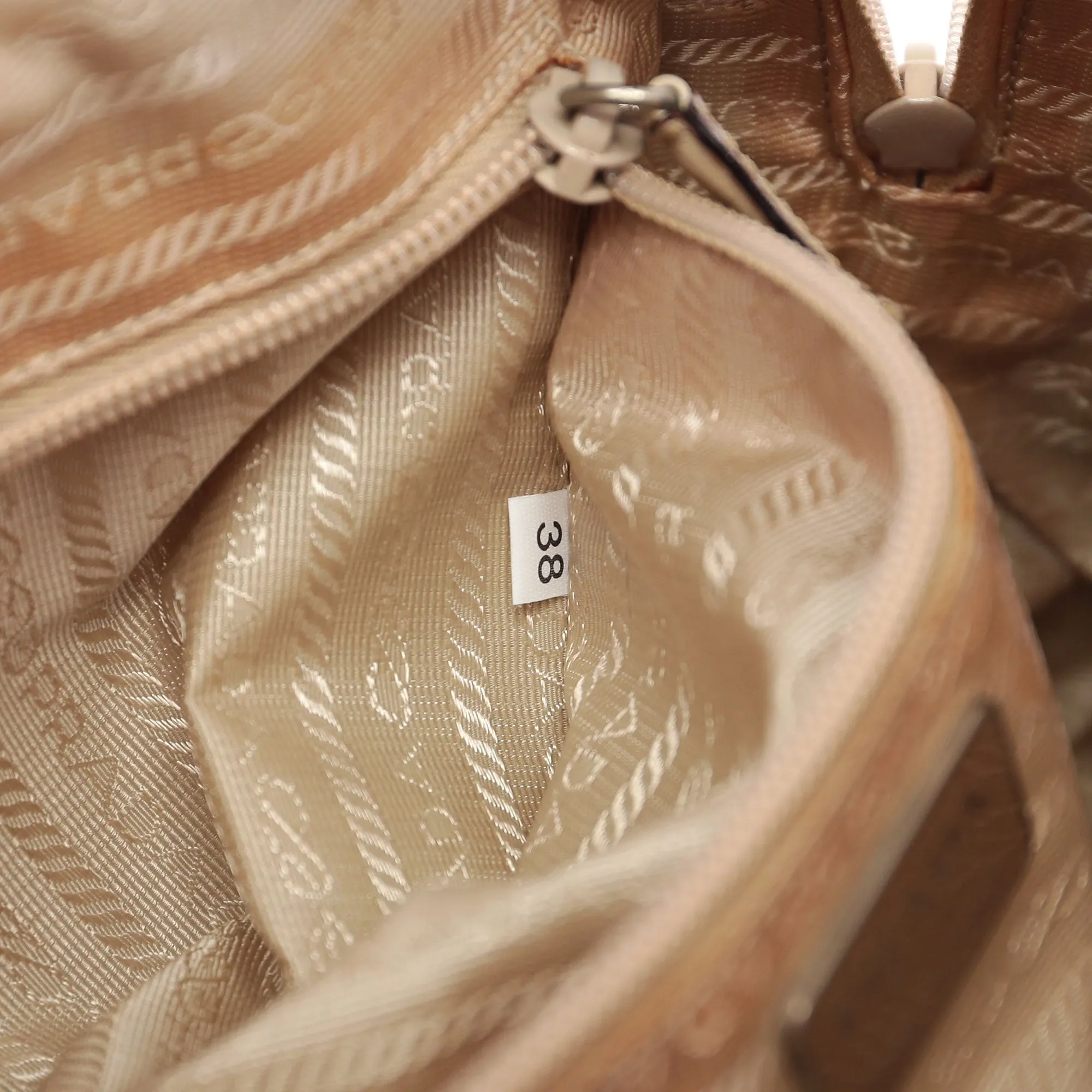 Beige Spazzolato Tote