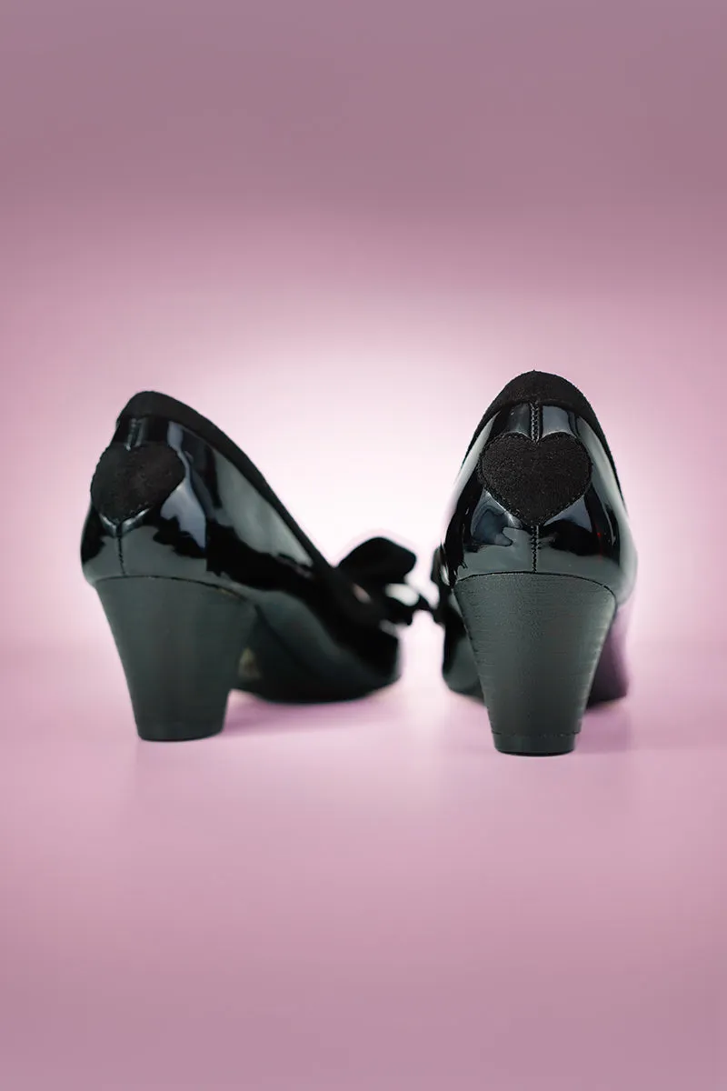 Bella Bow Shoes Black