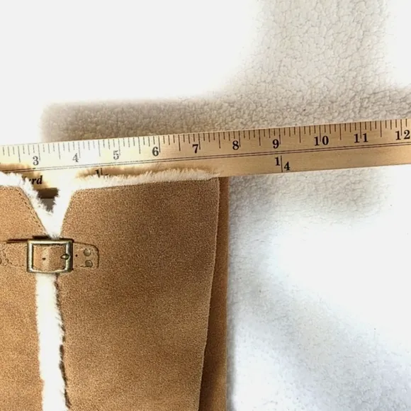 Bjorndal Allison Camel Tan Suede Knee-High Boots Size 11