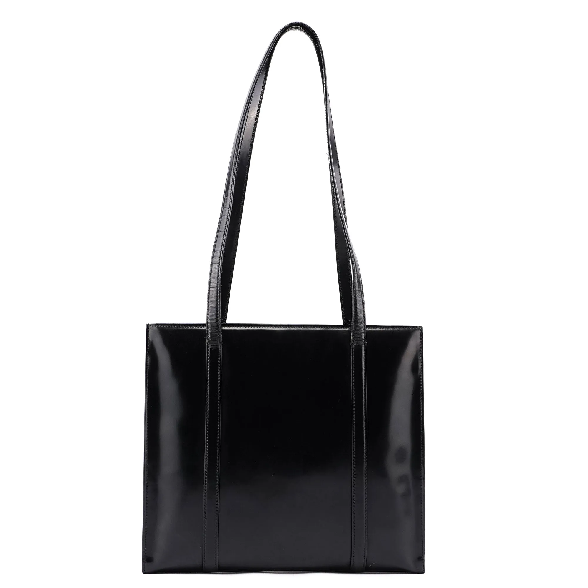 Black Spazzolato Tote