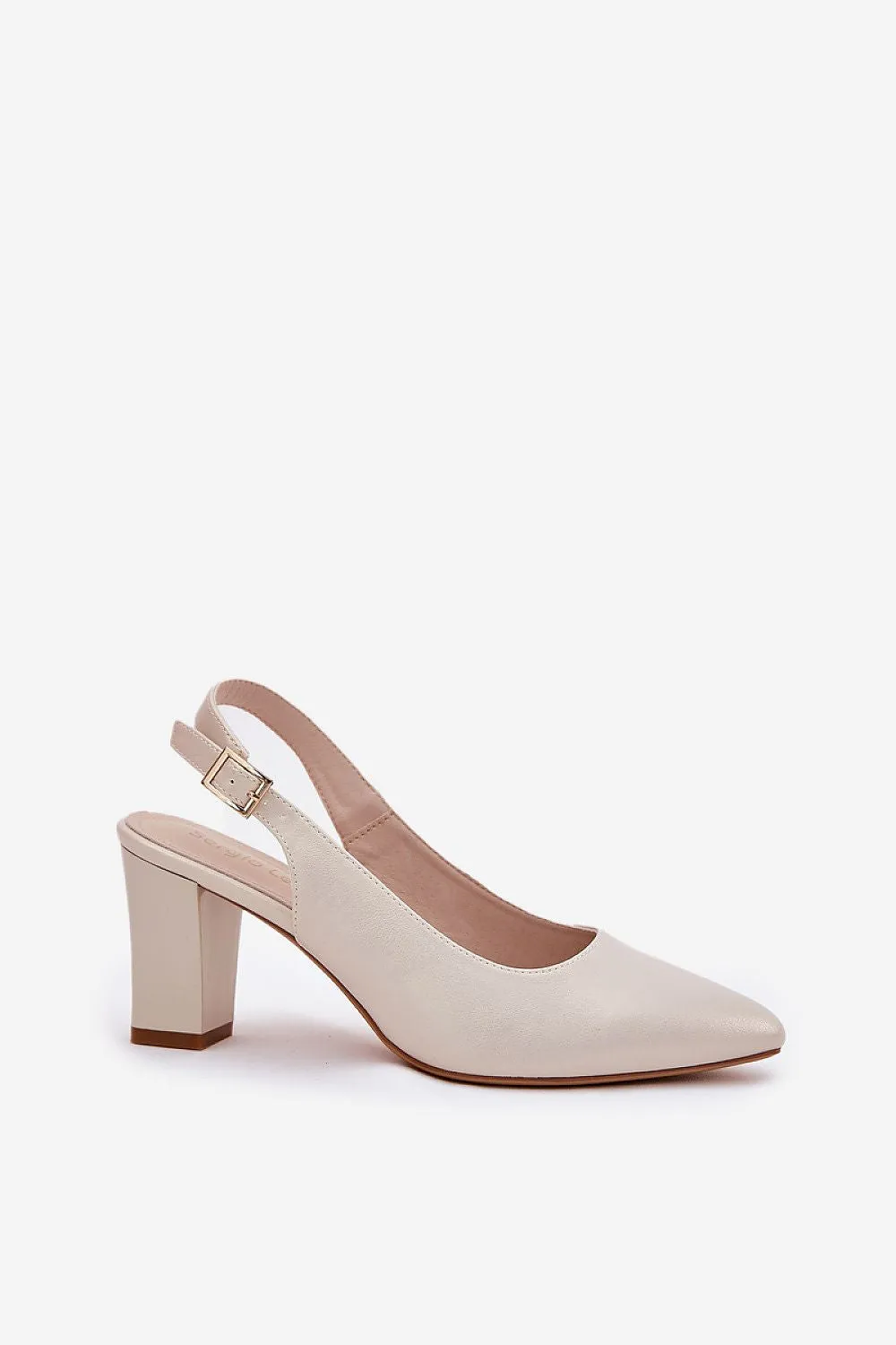 Block heel pumps Step in style