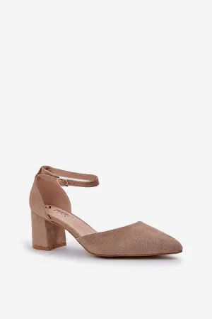 Block heel pumps Step in style