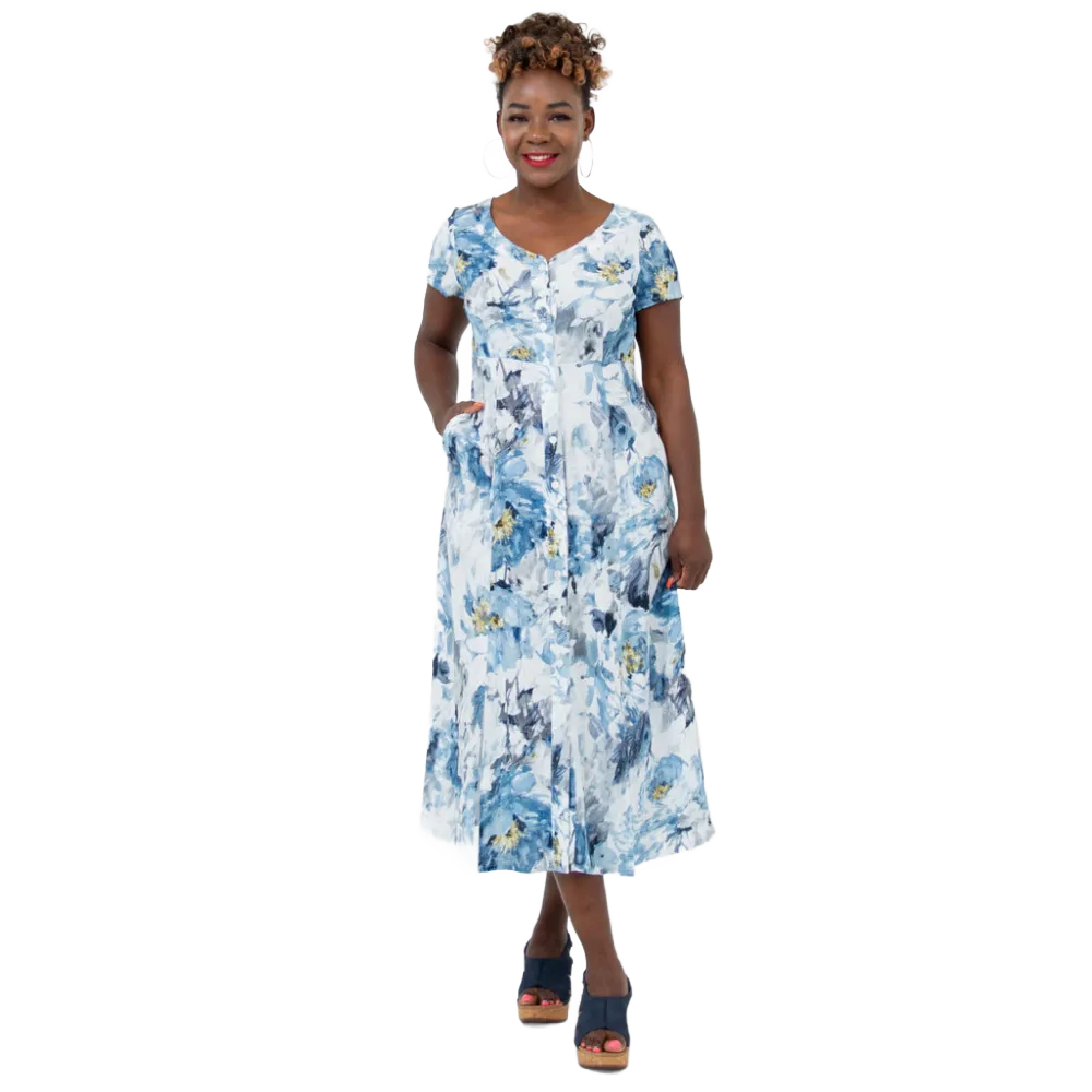 Blue Sky Morgan Dress Muse Print