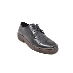 British Walkers Playboy Low Top Cap Toe Men's Black Leather and Suede Ankle Boots