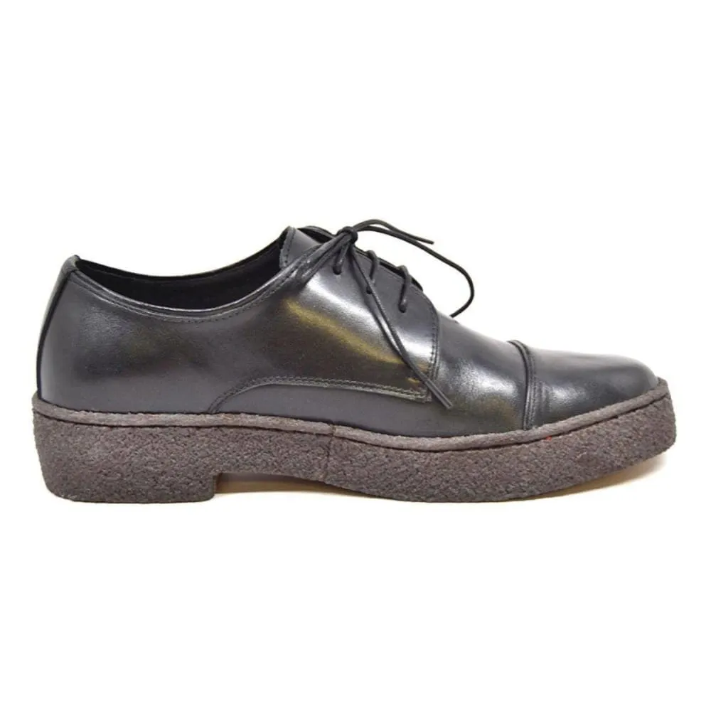 British Walkers Playboy Low Top Cap Toe Men's Black Leather and Suede Ankle Boots