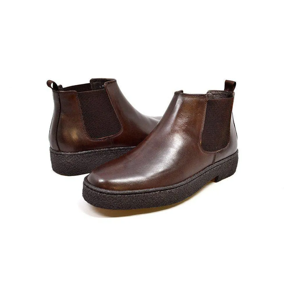British Walkers Playboy Original Soho Men's Slip On Leather Chelsea Boots