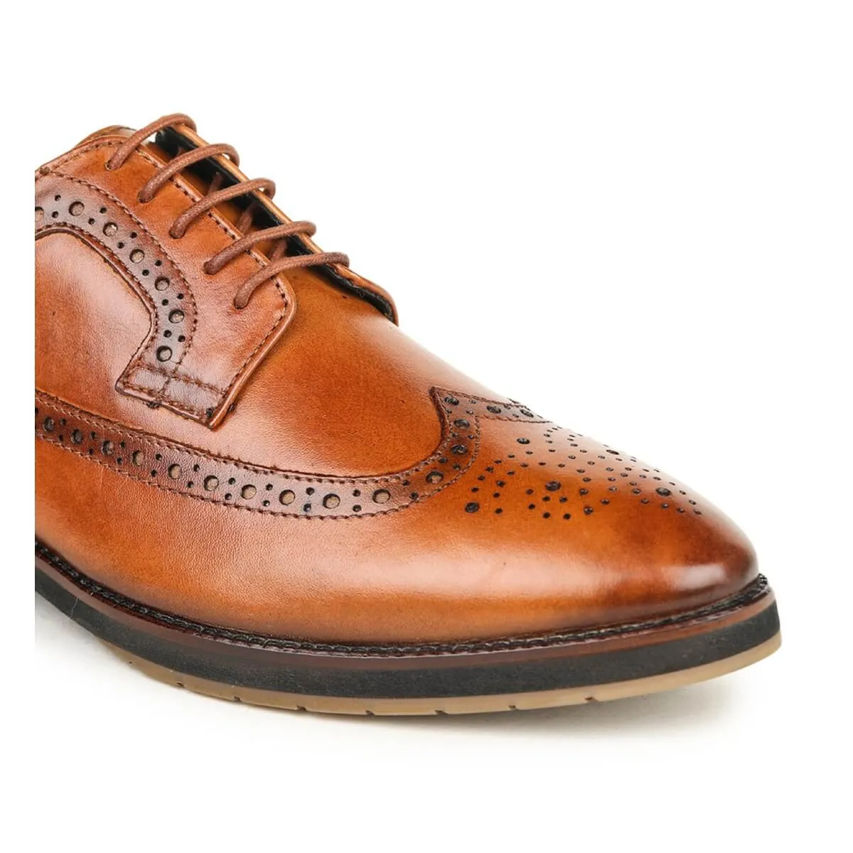 Britmen Wingtip Perforated Brogue Shoes 3335