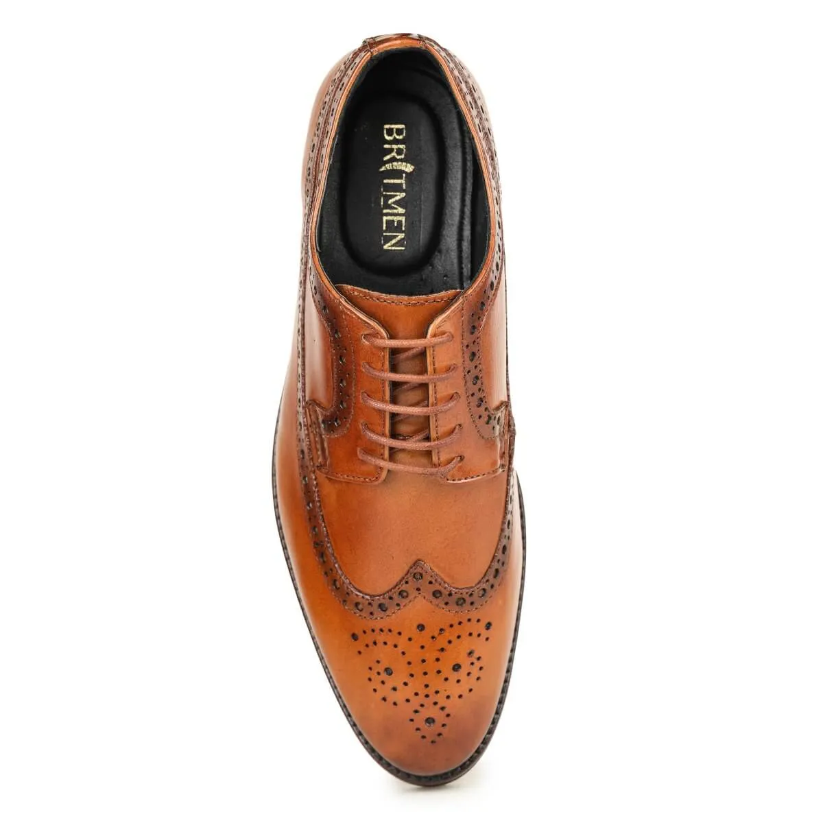 Britmen Wingtip Perforated Brogue Shoes 3335