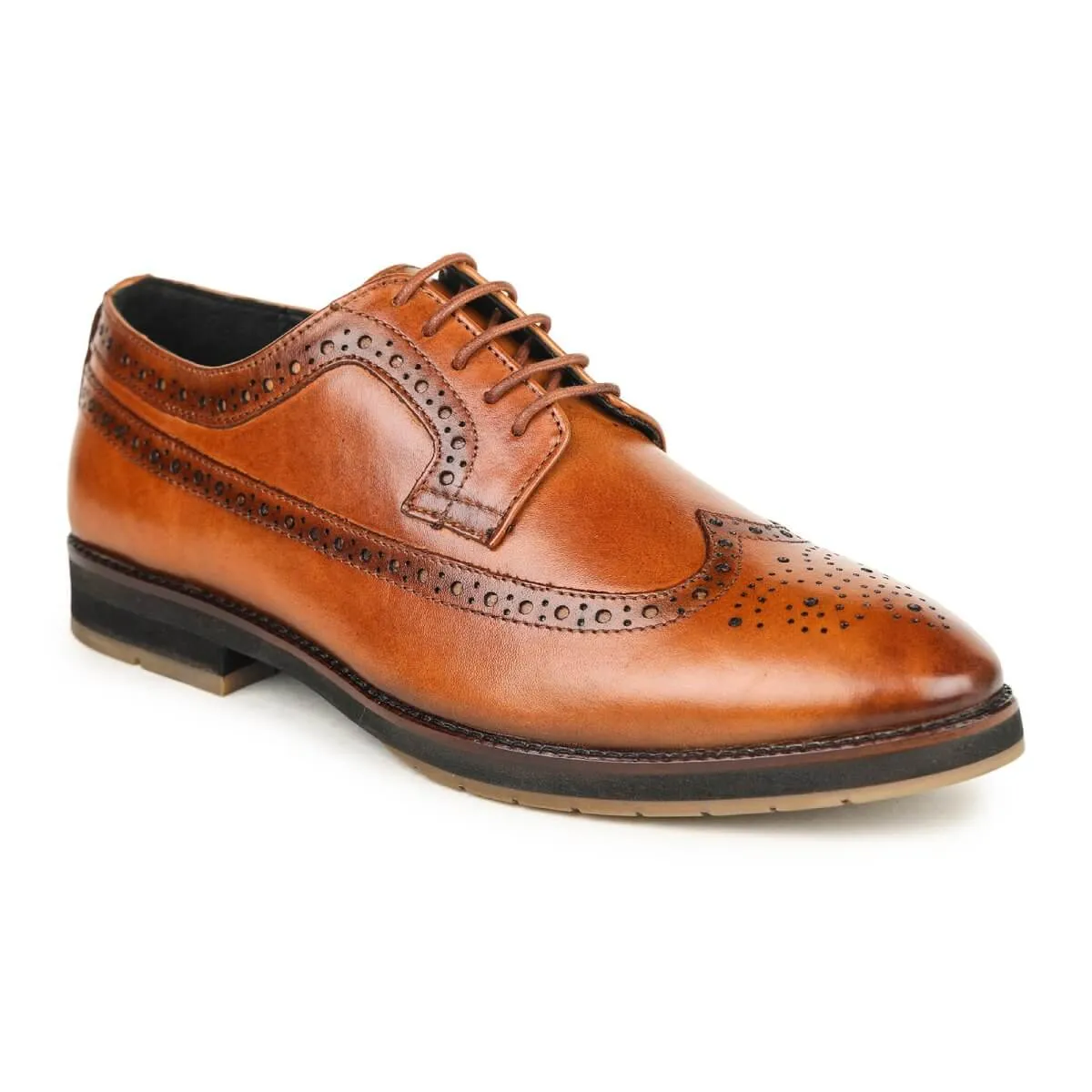 Britmen Wingtip Perforated Brogue Shoes 3335