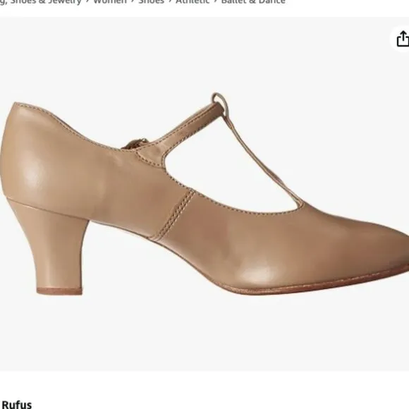Capezio Women's Jr. Footlight T-Strap Dance Shoe