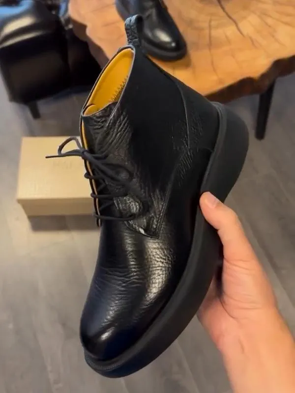 Casual Business Lace-Up Boots