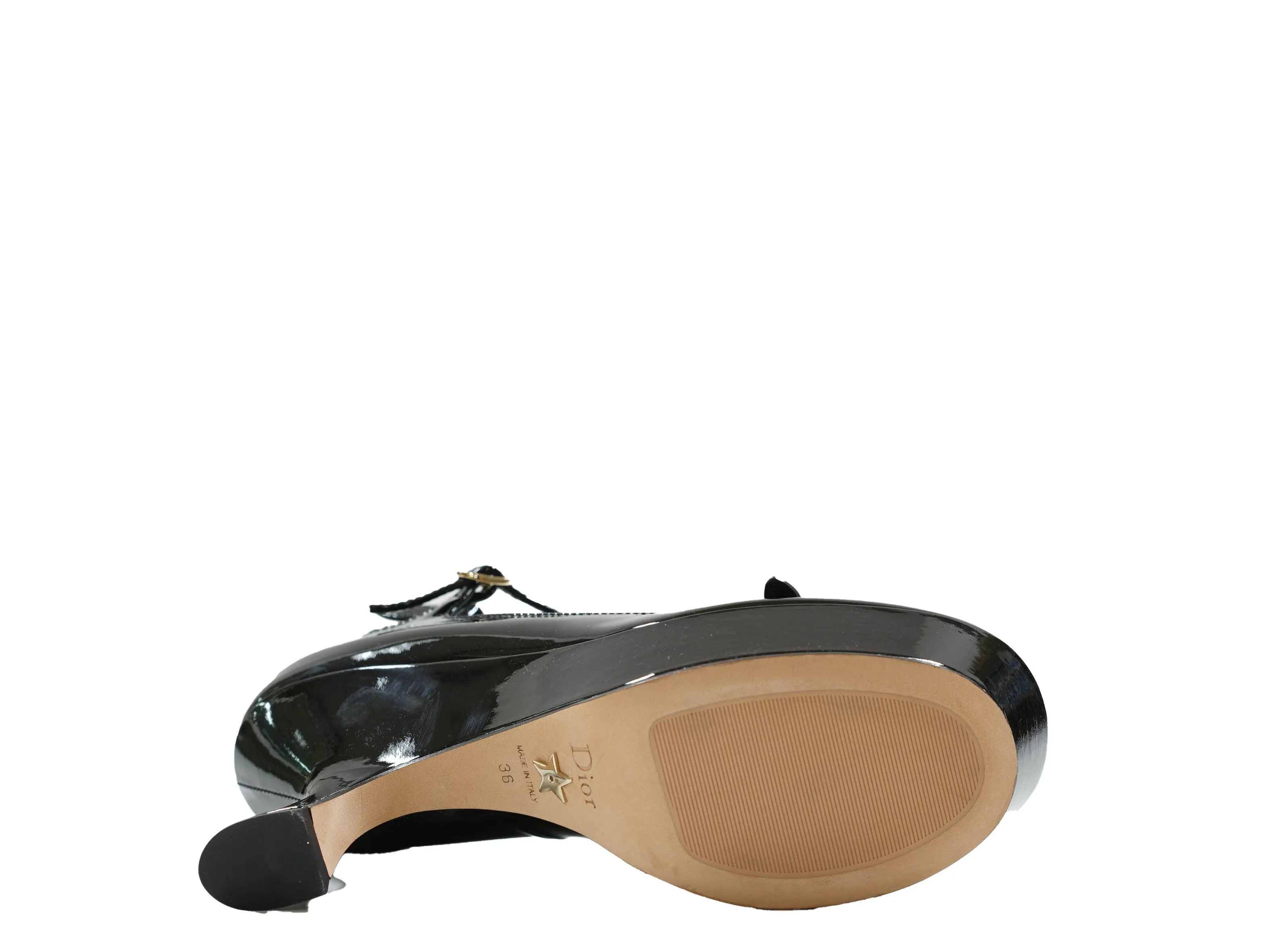 Christian Dior Black Patent Shoe KCV036 - 50% OFF
