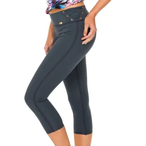 CIENFUEGOS - Grommet Side Capri Legging