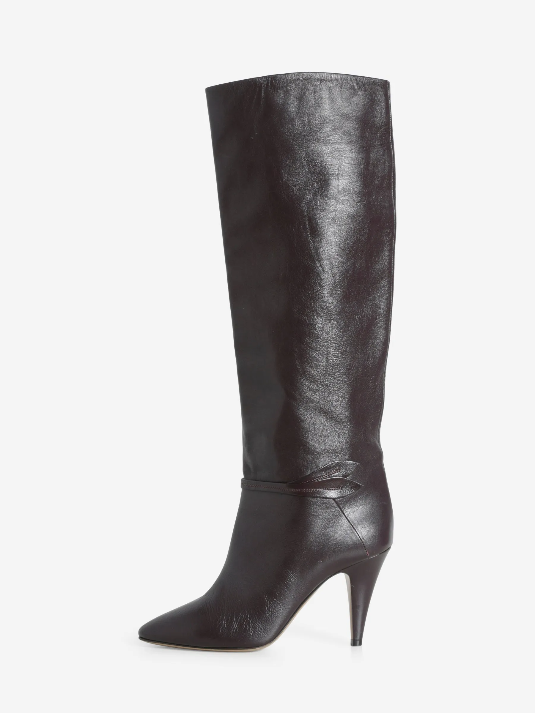 CÉLINE LEATHER KNEE-HIGH BOOTS