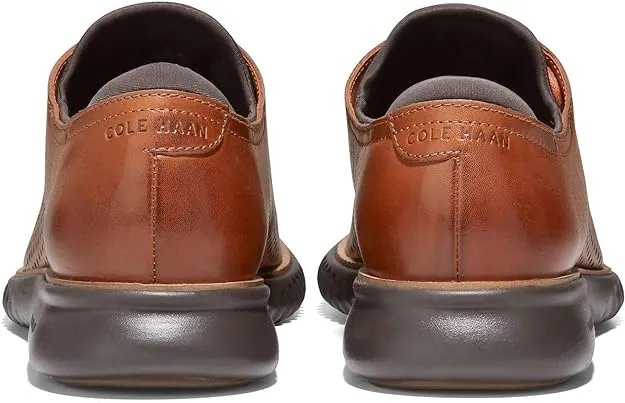 Cole Haan Men's 2.Zerogrand Laser Wingtip Oxford, British tan/Java