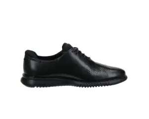 Cole Haan Mens 2.Zerogrand Laser Wingtip Oxford Lined Black Leather/Black C23832