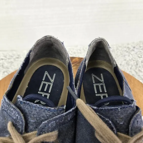 Cole Haan Zerogrand DC Deconstructed Navy Denim Wingtip Casual Oxford Mens 9 M