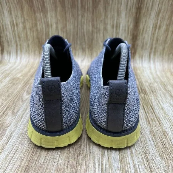 Cole Haan Zerogrand Stitchlite Men's Size 8‎ M Grey Knit Wingtip Shoes C30411