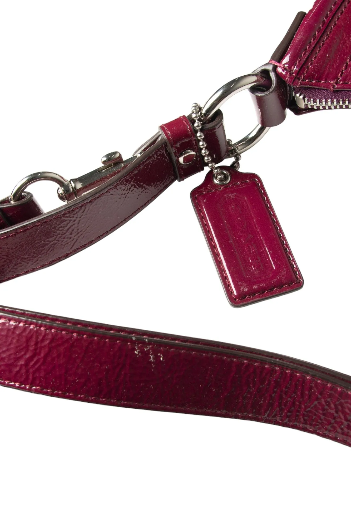 Deep Purple Patent Bag