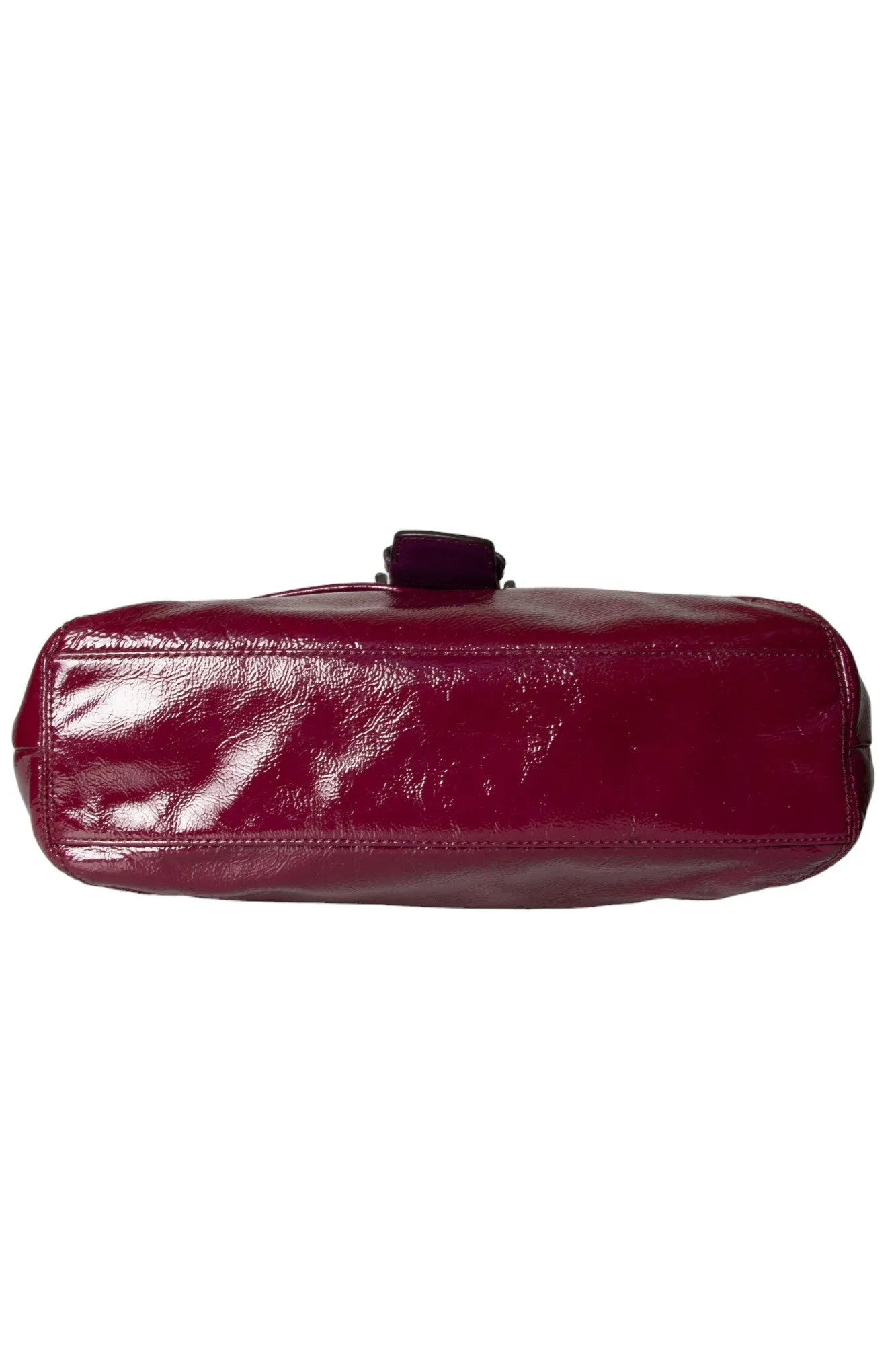 Deep Purple Patent Bag
