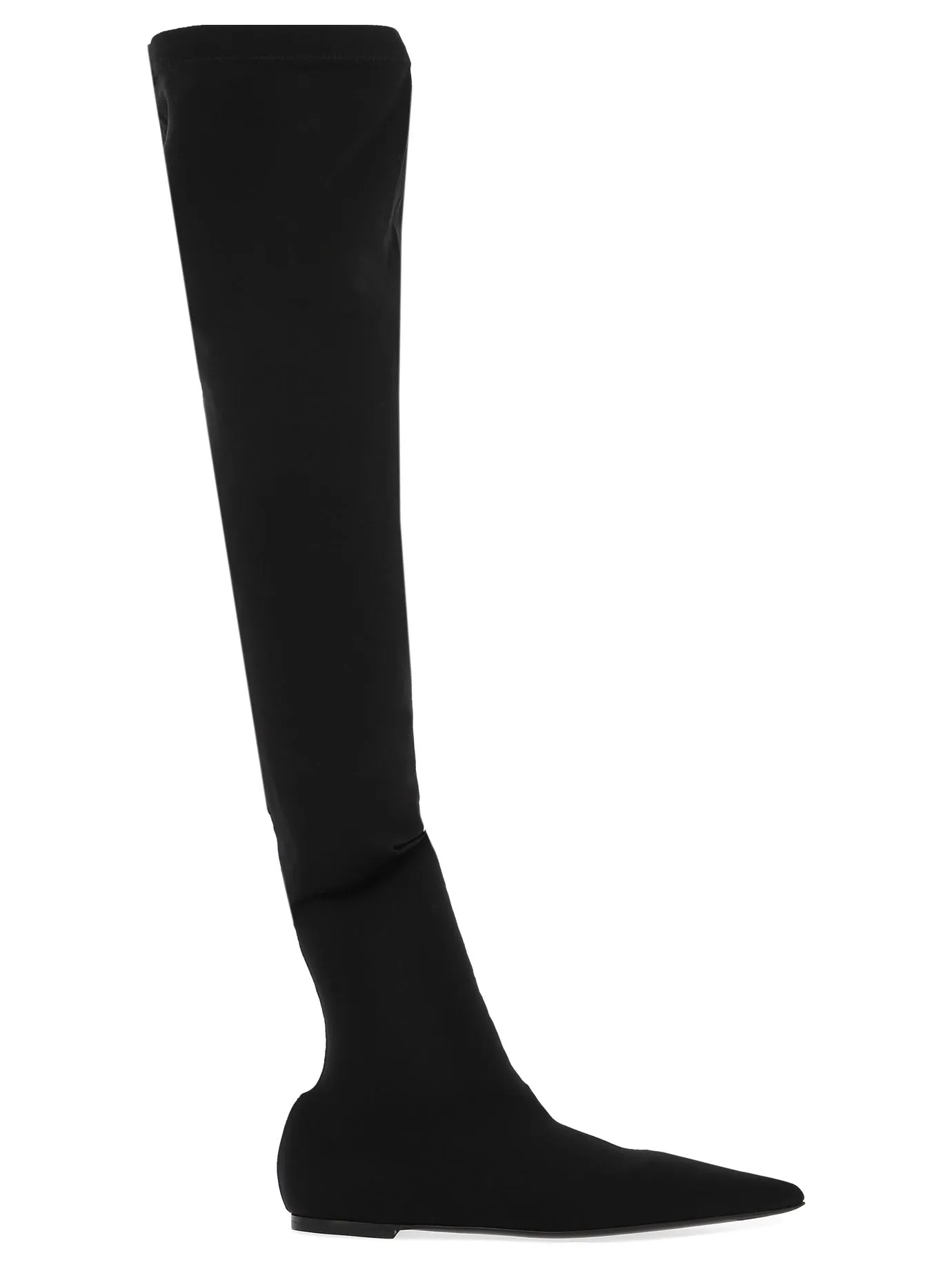 DOLCE & GABBANA Stretch T-Shirt Over-the-Knee Boots