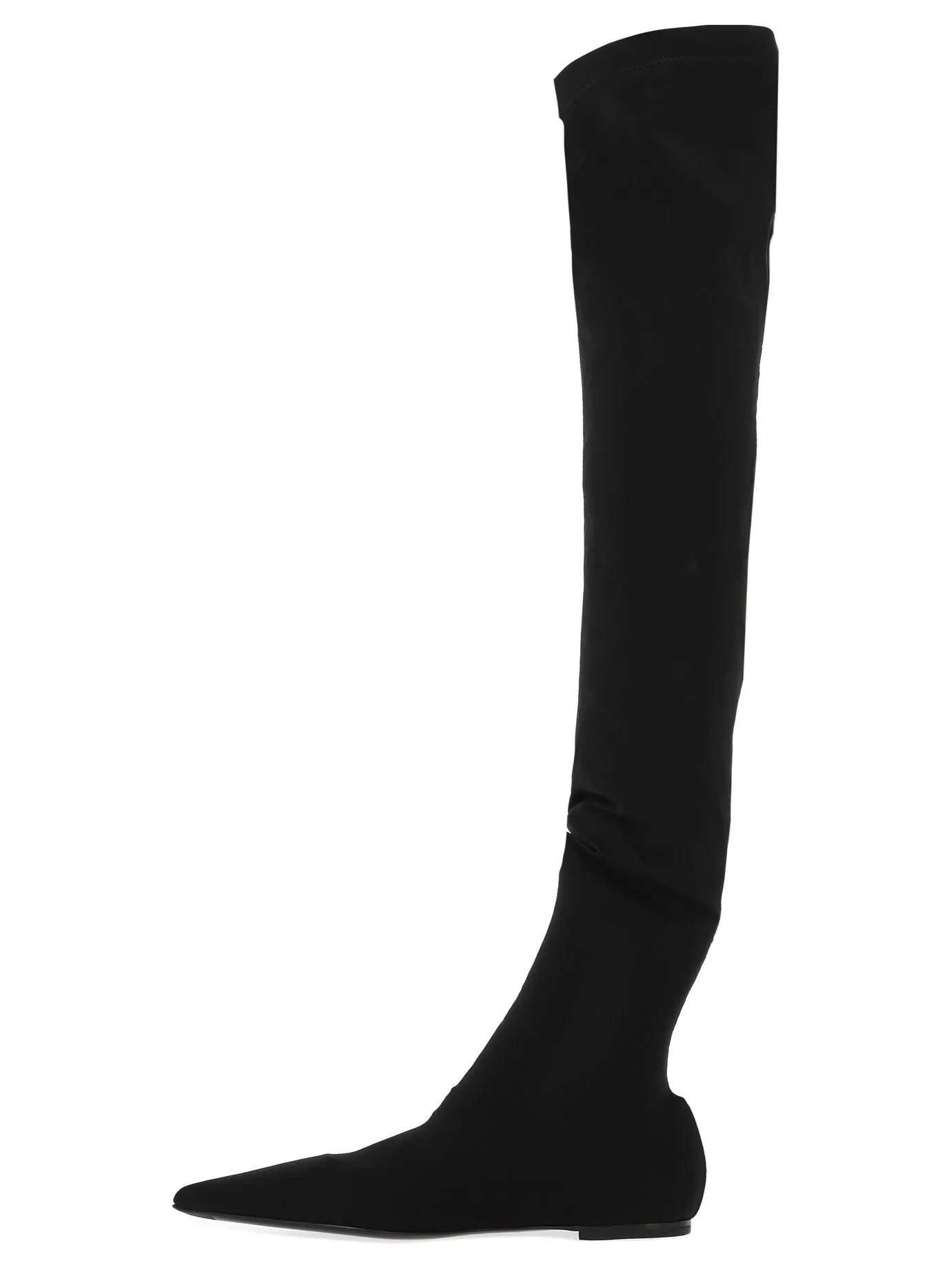 DOLCE & GABBANA Stretch T-Shirt Over-the-Knee Boots