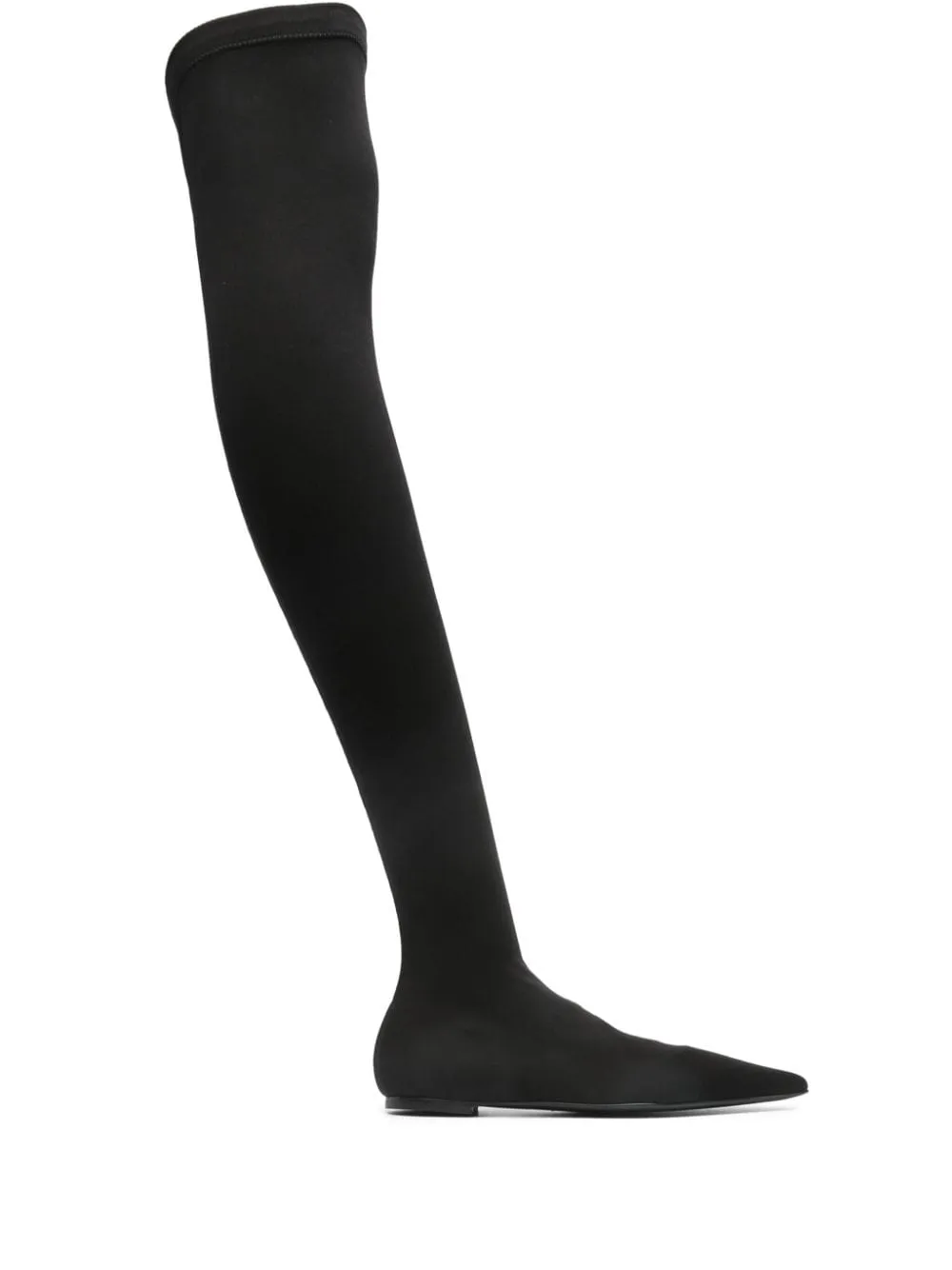 DOLCE & GABBANA Stretch T-Shirt Over-the-Knee Boots