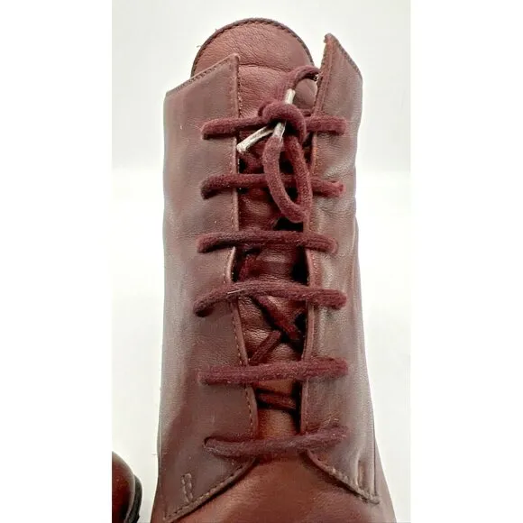 Enzo Angiolini Women’s Heeled Granny Victorian Witchy Booties Size 7M Brown