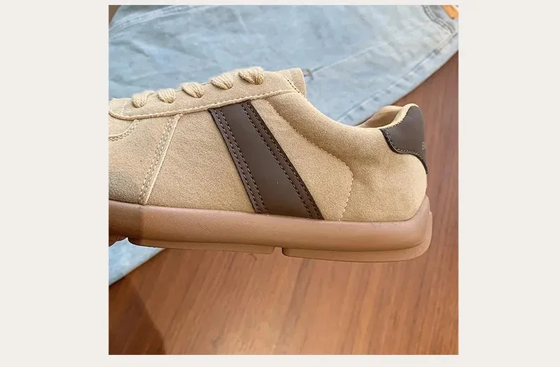 Fashion Trend Women's Casual Shoes College Style Wide Toe Soft Comfortable Flat Shoes Outdoor Casual Sports Shoes