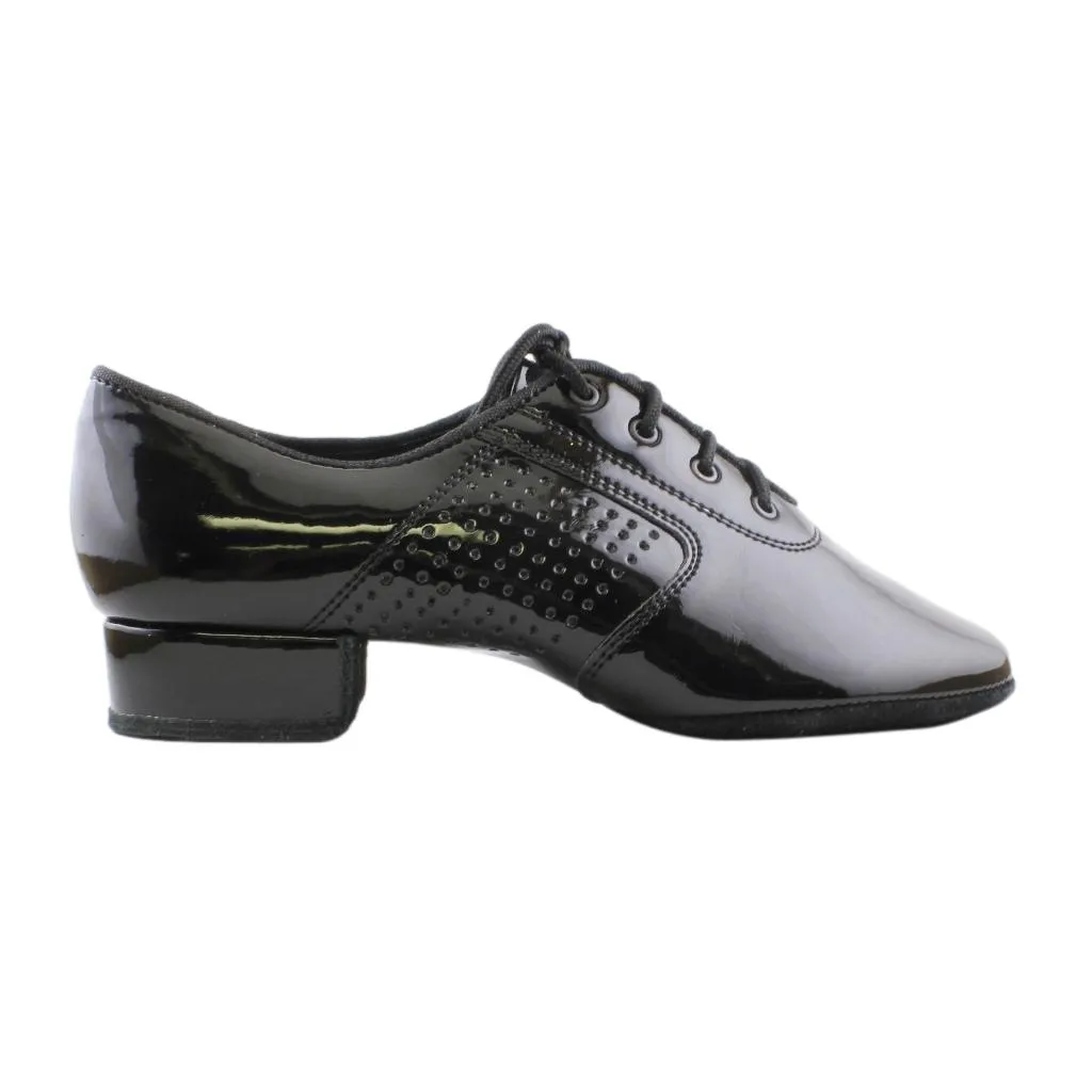 Galex 1110 Oxford Flexi, Black Patent Leather, Boys' Standard Dance Shoes