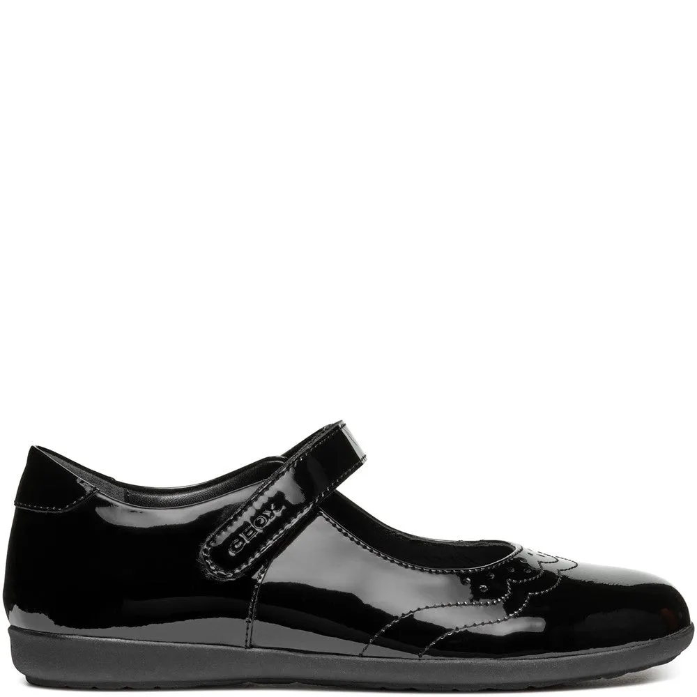 Geox J Iberide A Ballerina School Shoes Size 6