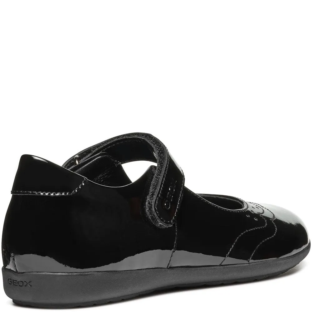 Geox J Iberide A Ballerina School Shoes Size 6