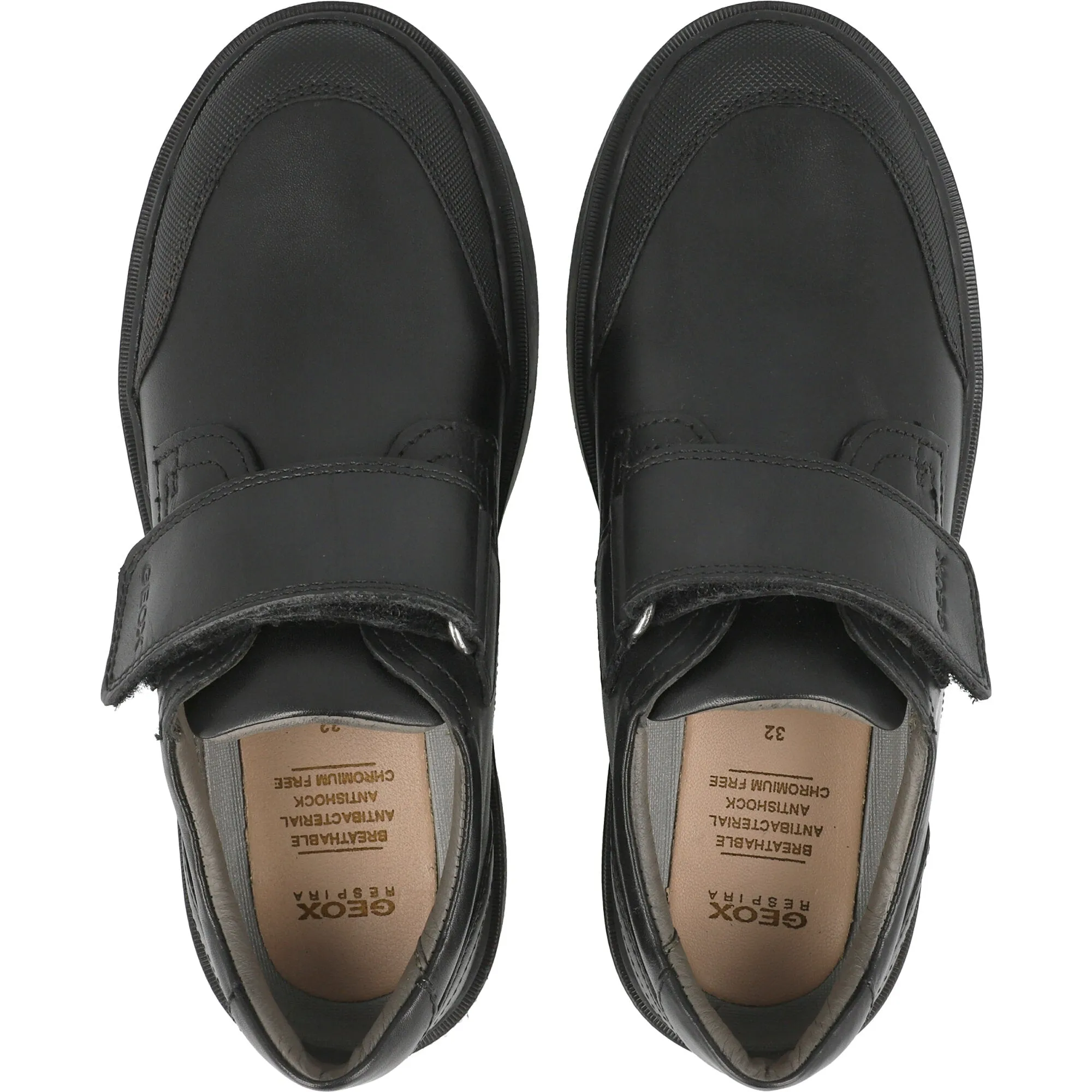 Geox Riddock Black Boys Formal Shoe