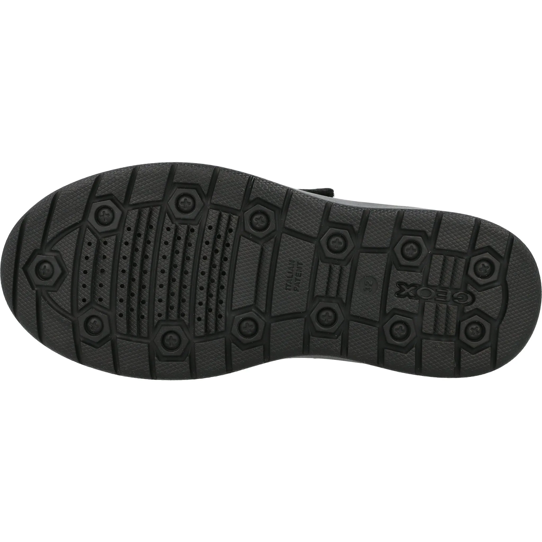 Geox Riddock Black Boys Formal Shoe